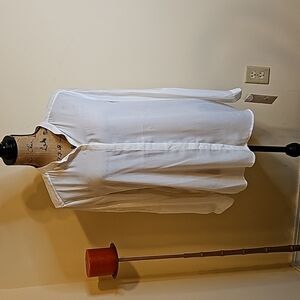 NWT Hal Rubinstein Women's cream lace insert tunic size 16
